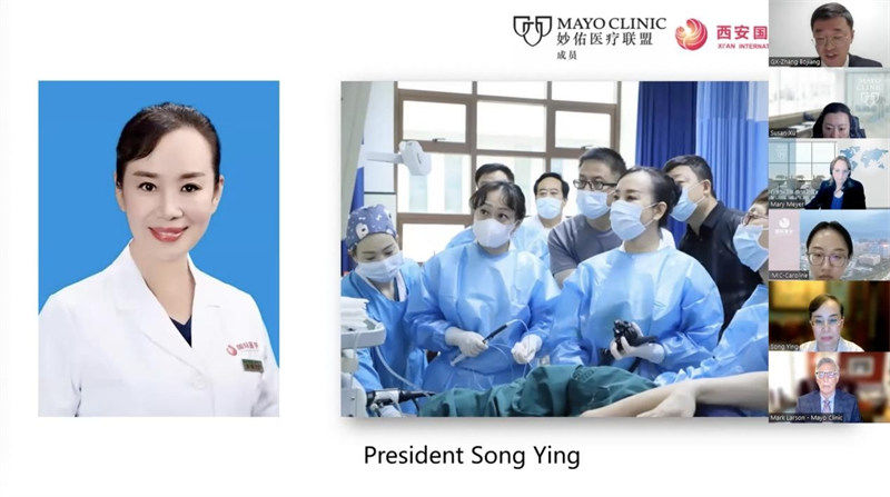 The news about Xi'an Gaoxin Hospital held an online meeting jointly with Mayo Clinic's expert on Diagnosis and Treatment of Early Gastrointestinal Cancer was honorably recommended to the homepage of Mayo's website